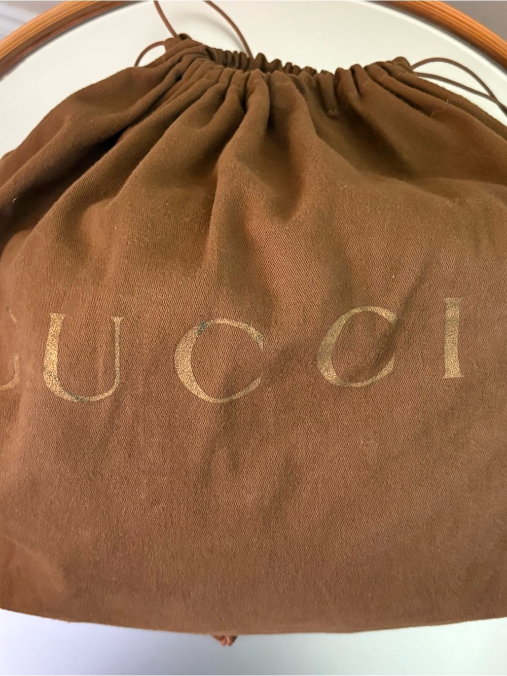 Gucci Brown Leather Briefcase with Gold Crest Hardware - Picture 12 of 12